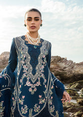 1B | Lolita - Lapis | 3PC Unstitched Lawn Crimson By Saira Shakira